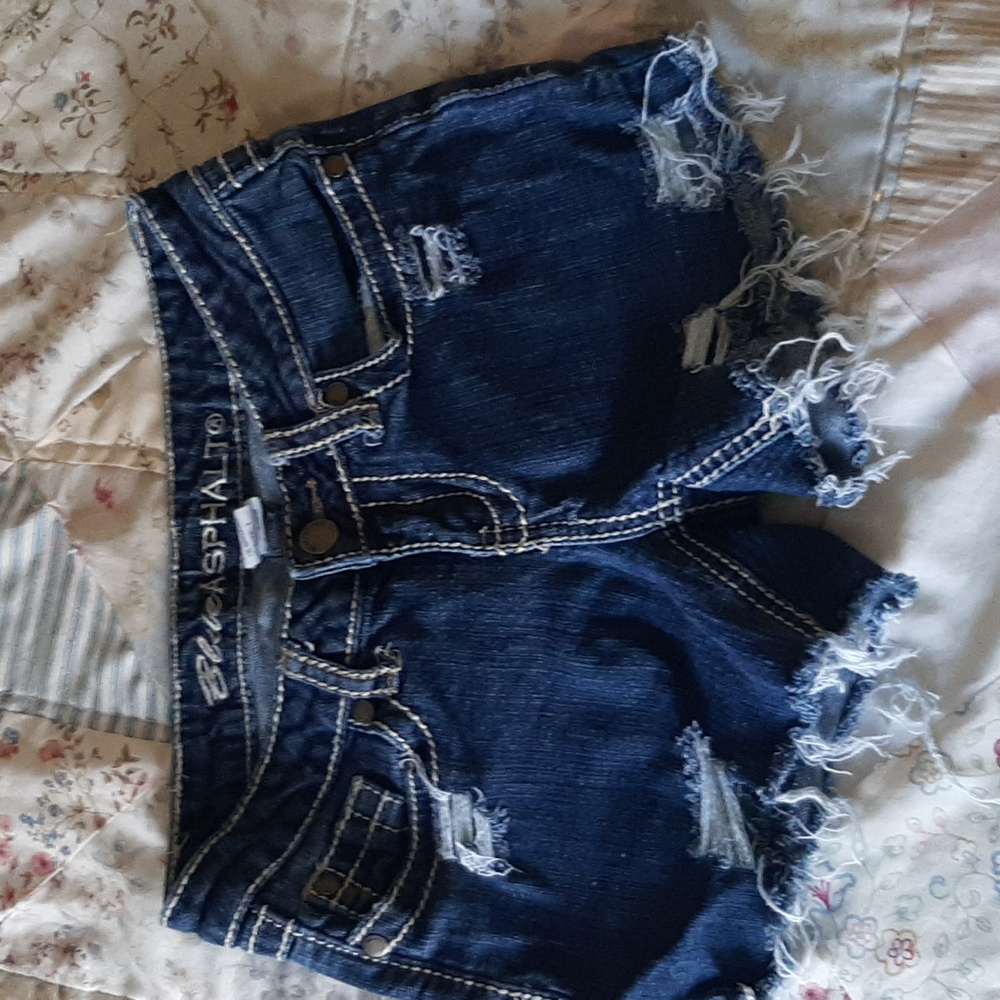Blue Asphalt jean shorts size 1